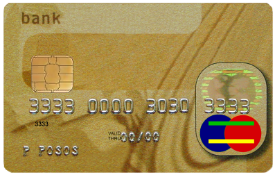 A generic credit card; photo courtesy Channel R